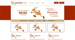 Desktop Screenshot of antclix.info